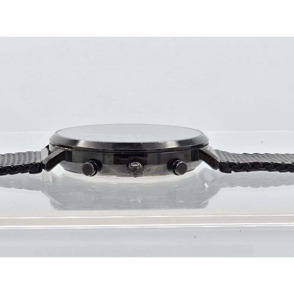 Michael Kors MK-8504 Jaryn Black Mesh Steel‎ Mens Watch - NEEDS BATT See Pics!